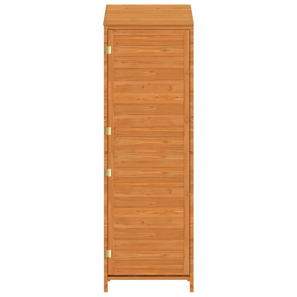 Capanno da Giardino Marrone 55x52x174,5 cm Legno Massello Abete 152189