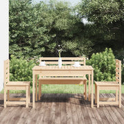 Set da Pranzo per Giardino 4 pz in Legno Massello di Pino 3154695