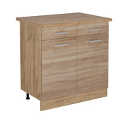 Vicco Mobiletto base per cucina Sonoma 80 cm , PL Rovere