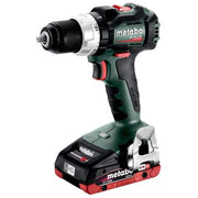 Metabo 602325800 BS 18 LT BL Trapano-avvitatore a Batteria 18 V 2x4 Ah Brushless con Luce LED e Gancio da Cintura colore Nero Verde Rosso