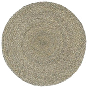 Tovagliette 4 pz Grigio Neutro 38 cm Rotonde in Juta 133838
