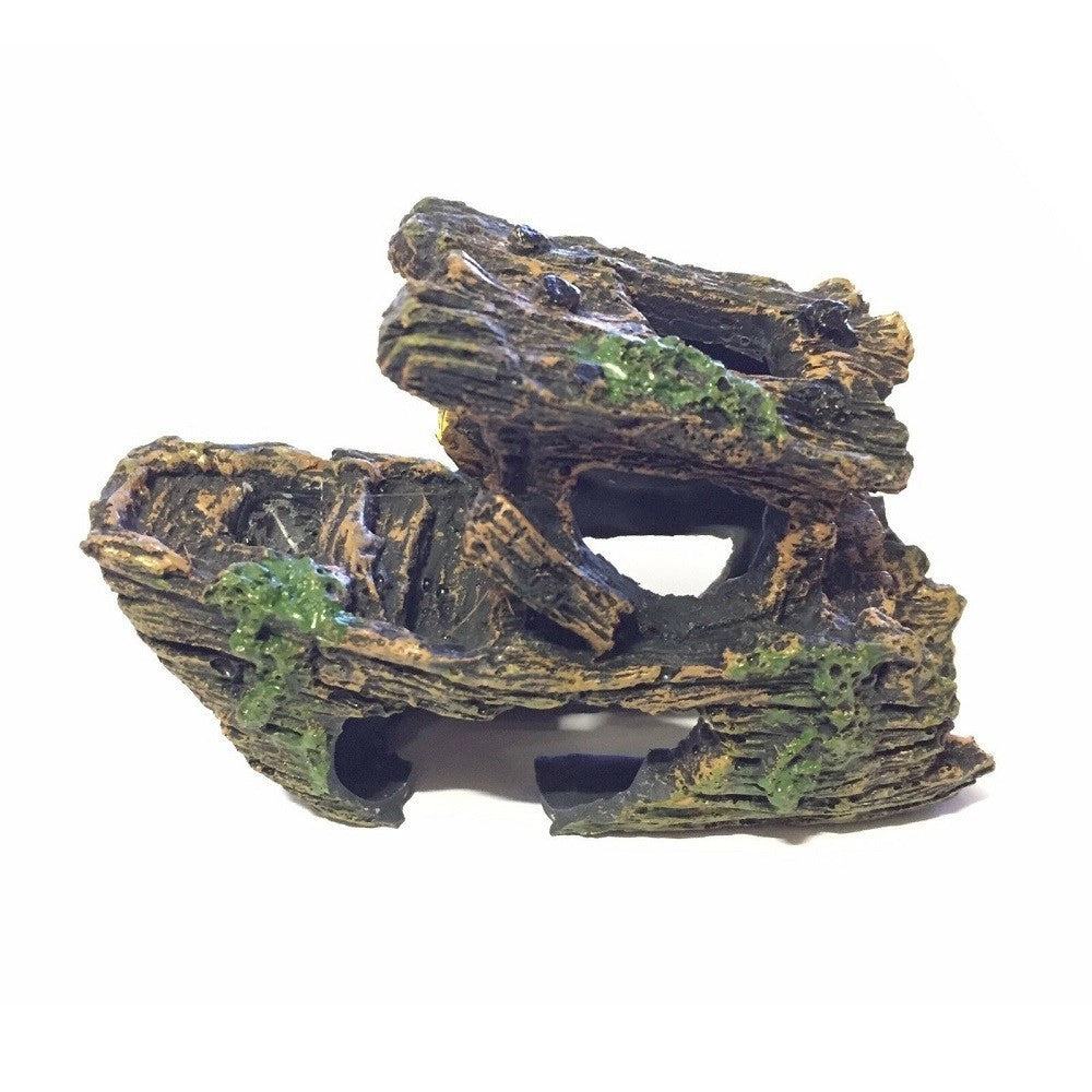 Trade Shop - Decorazione Per Acquario Relitto Nave Imbarcazione Resina Pesci Acqua Ornamento -