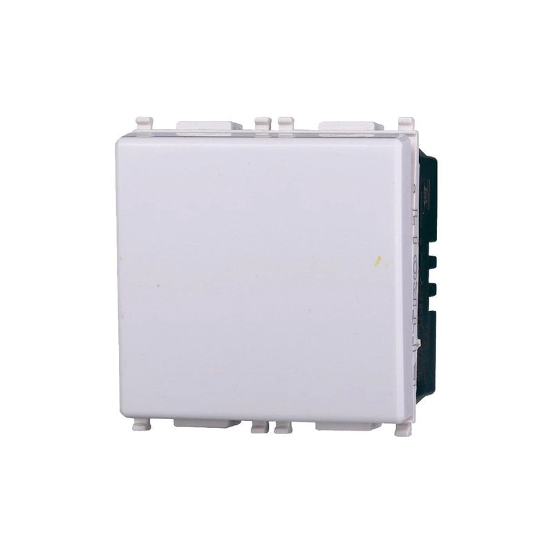 Interruttore 2P 2M 16A Unipolare Colore Bianco Compatibile Con Vimar Plana