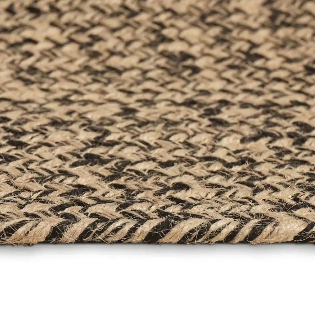 Tappeti per area Rettangolare Naturale e Nero 60 x 250 cm Juta 42010489