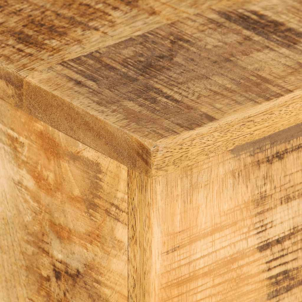 Portavasi mobili per fiori set da 2 legno massello di mango marrone 02_0045341