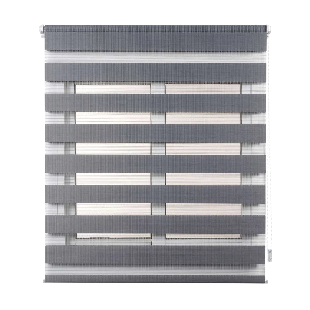 Tenda a Rullo giorno / notte installazione senza foratura EasyFix Argento 75x180 cm