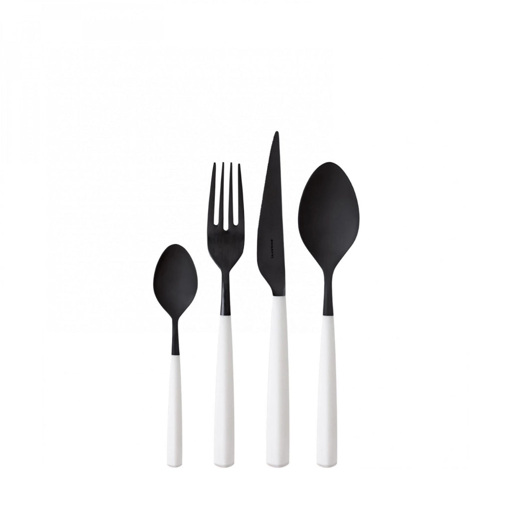 ATHENA Black Diamond, Posate Set 24 pz, Scatola Window, Casa