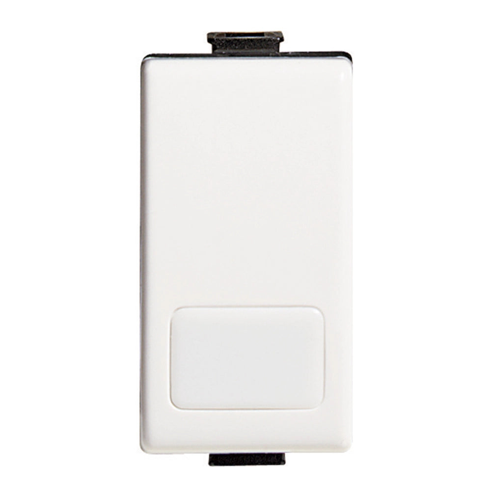 Pulsante basculante unipolare bticino matix am5005l retroilluminato bianco