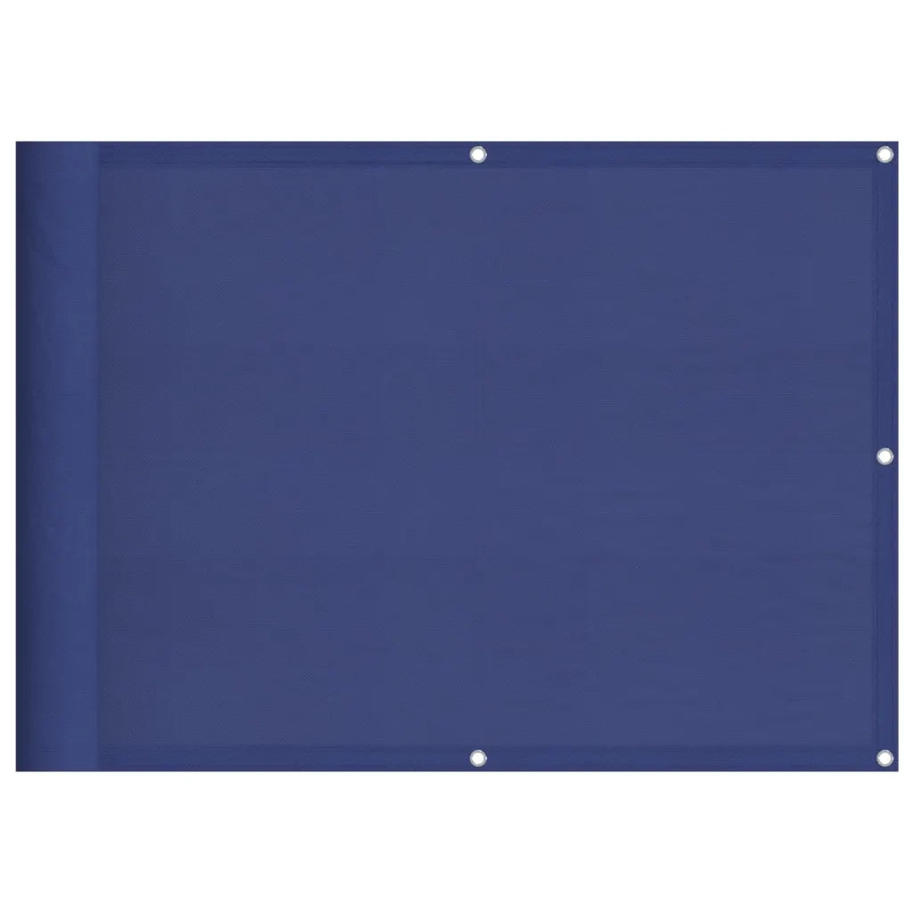 Paravento da Balcone Blu 75x800 cm 100% Poliestere Oxford 4000278