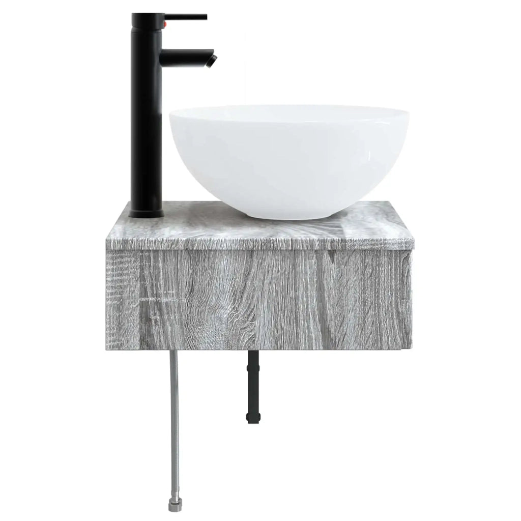 Lavabo da Parete Sonoma grigio 40 x 41 x 40,5 cm CFW3344740