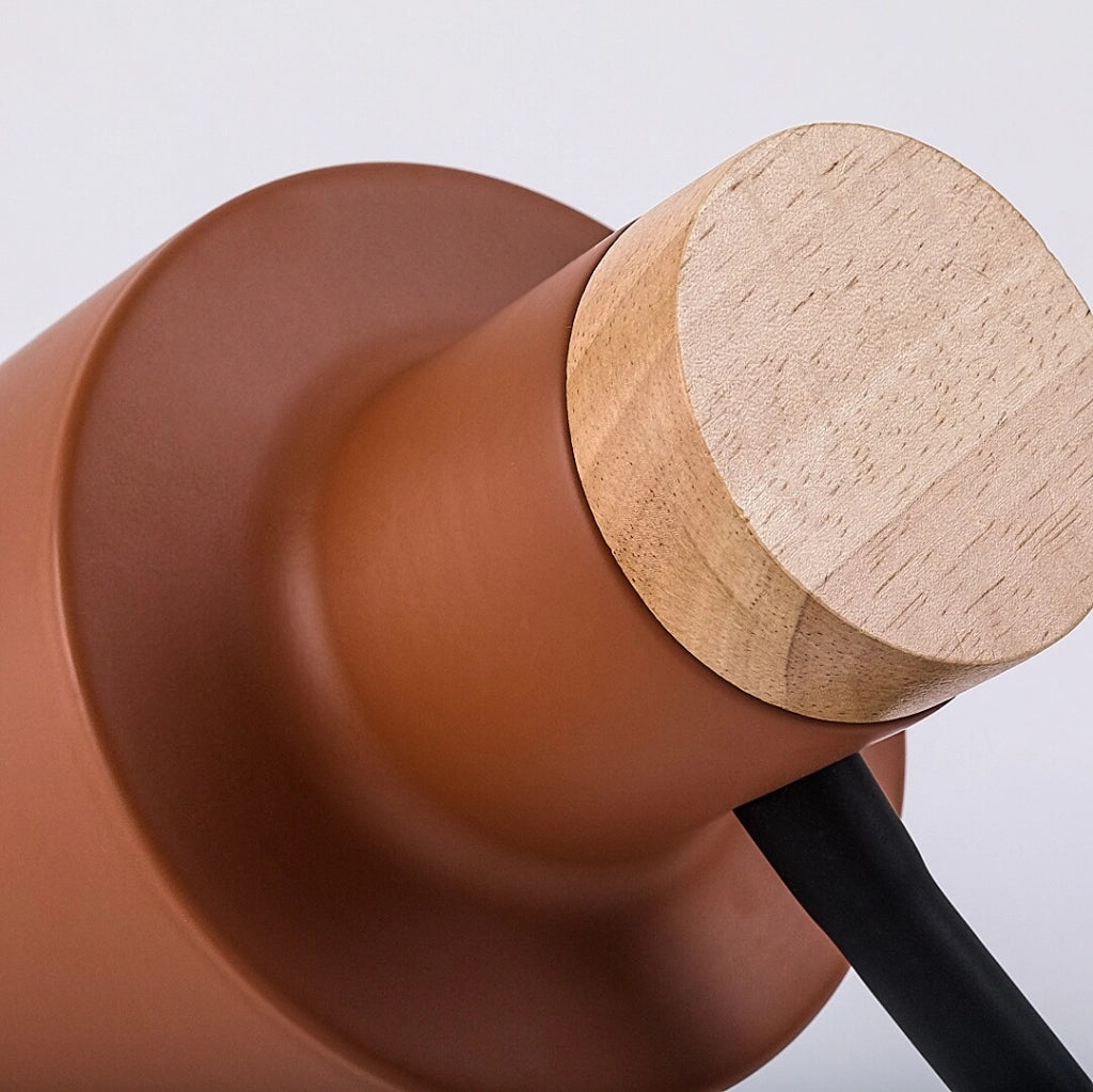 Lampada da scrivania Pastro 1xE27 nero/arancio Rabalux
