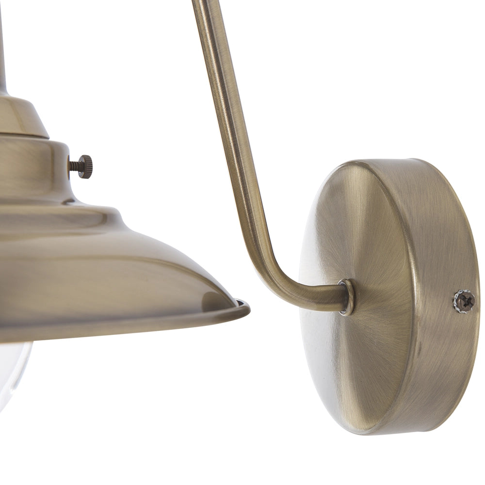 Lampada da parete in metallo color rame Applique stile industriale contemporaneo soggiorno camera da letto