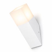 Applique da Esterno E27 Nero IP44 Lampada Parete Moderna Diffusore Opaco 12W Max Illuminazione Giardino Ingresso Facciata