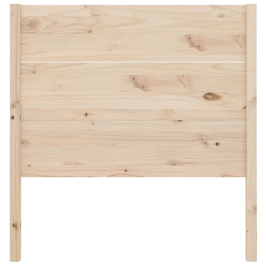 Testiera per Letto 96x4x100 cm in Legno Massello di Pino
