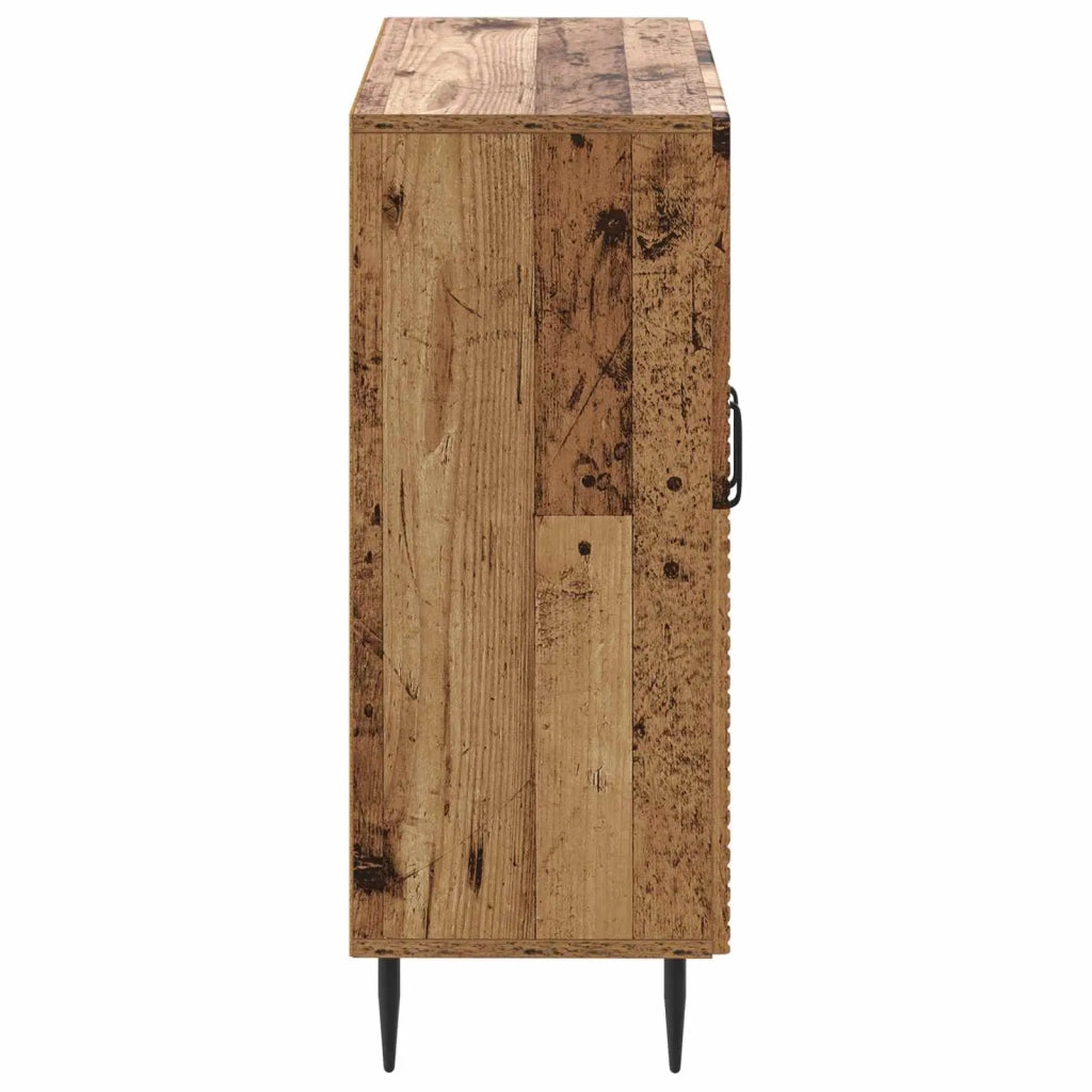 Mobiletto da Bagno HAARLEM Legno antico 59,5 x 31 x 80 cm 896843
