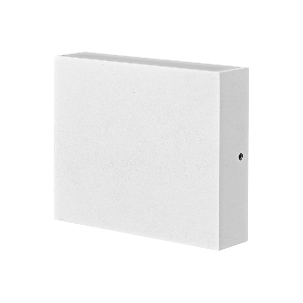 Applique esterno LED doppia quadrata bianca Polux 315663
