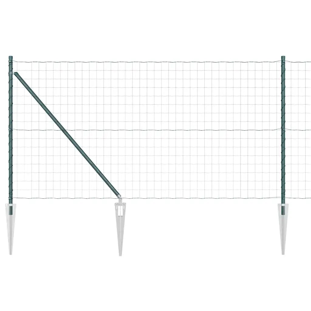 Recinzione con Posto Verde 1 x 10 m Acciaio