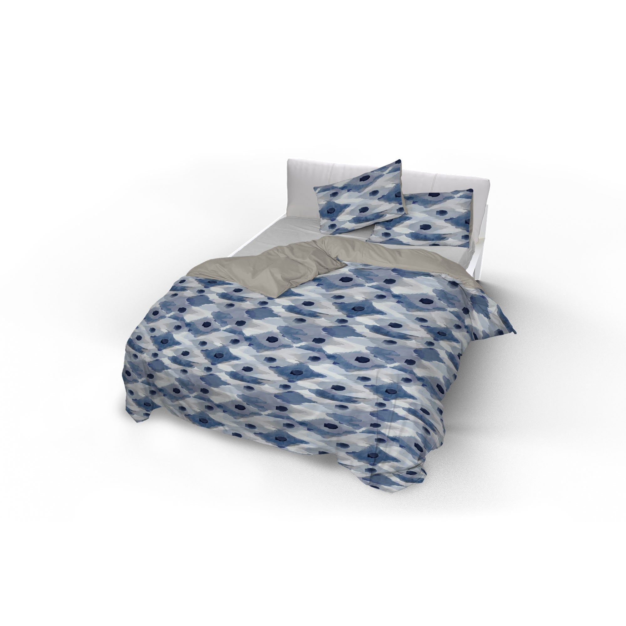 Copripiumino Singolo con Federe Stampato in Microfibra Calypso