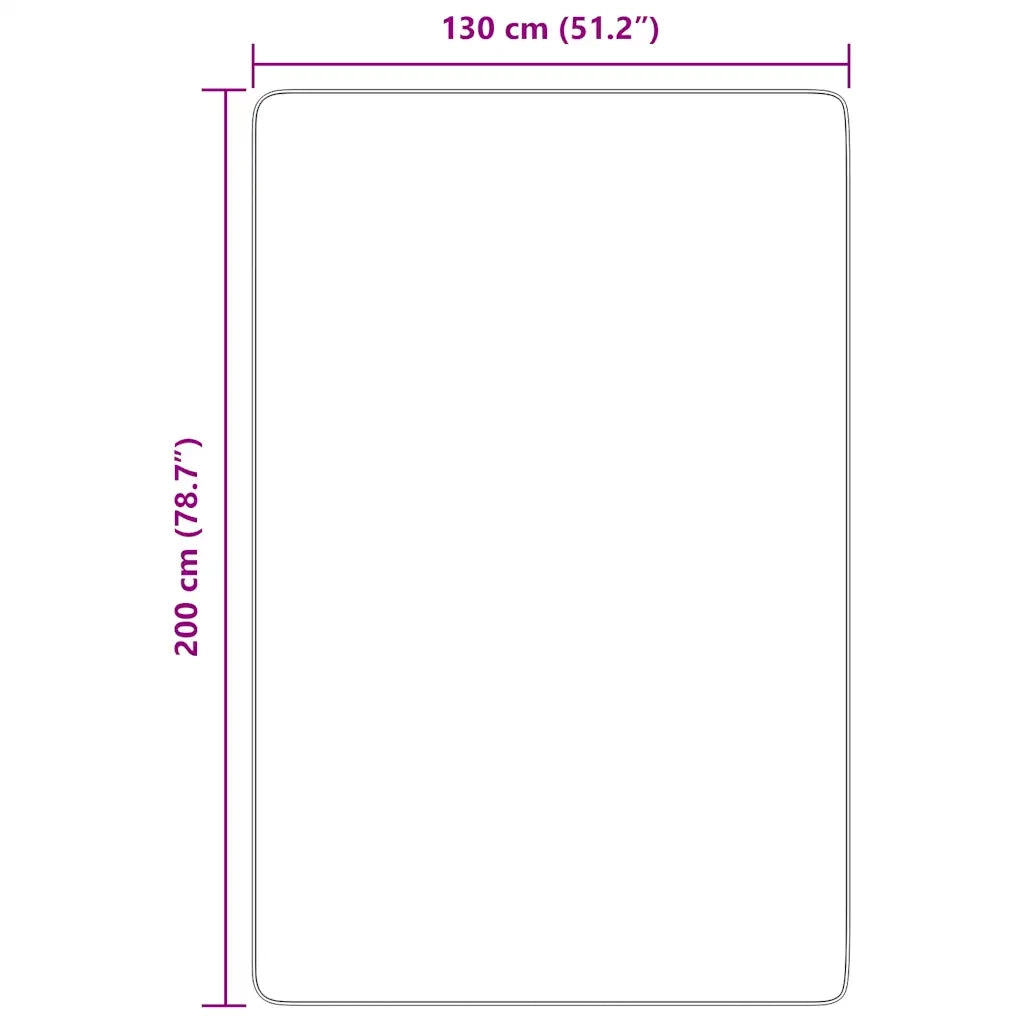 vidaXL Tappeto Shaggy a Pelo Lungo NAVARRA Grigio Scuro 130x200 cm