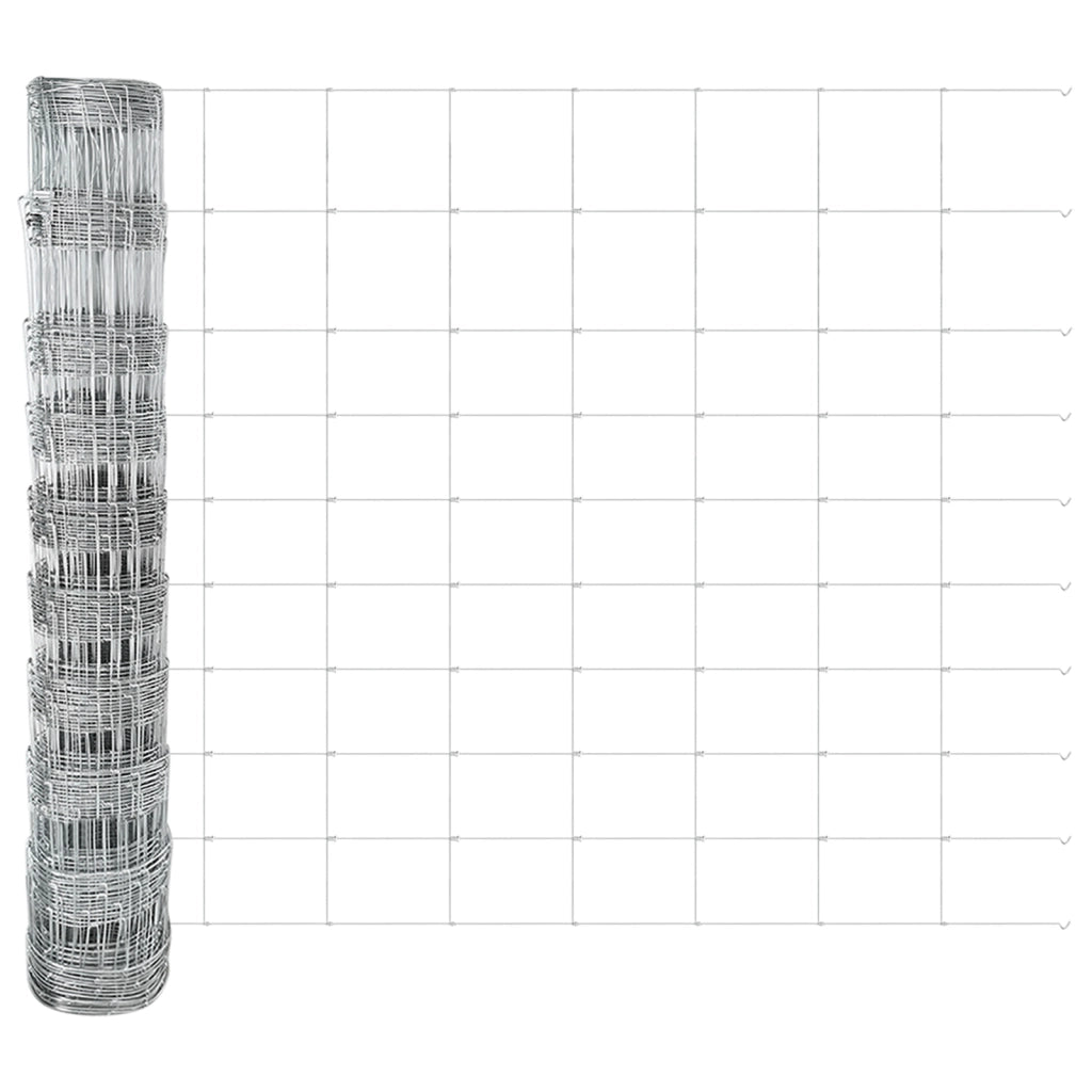 Pali per Recinzione  22 pcs U-Channel 100 cm in Acciaio Zincato