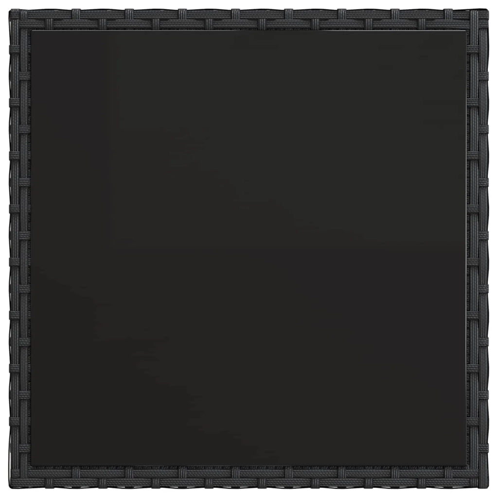 Set Lounge da Giardino 2 pz Nero e Bianco Crema 3422354