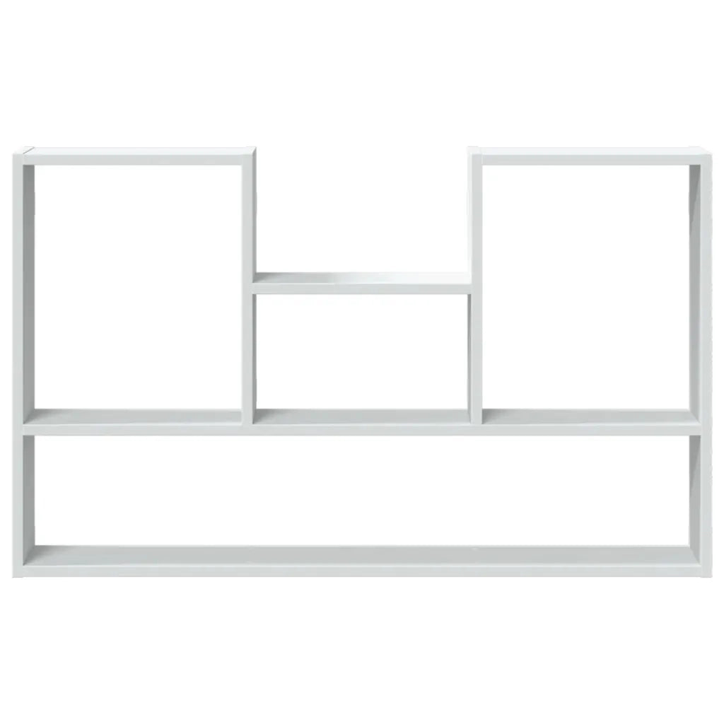 Mensola da parete bianca 99x15x60 cm in legno ingegnerizzato 853236