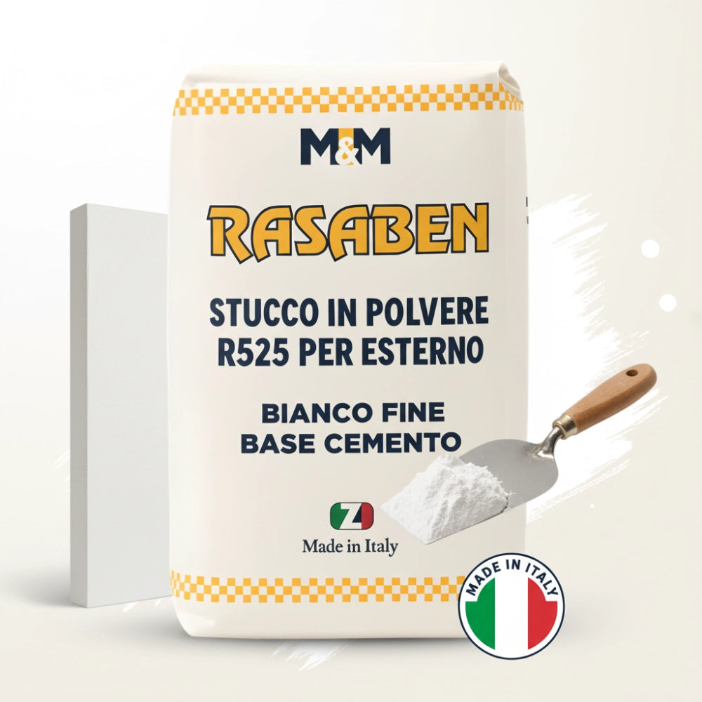 Durifiller stucco francese in polvere per esterni di alta qualità *** formato 5 kg, confezione 1