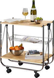 Carrello da servizio - Trolley da cucina - Su ruote – Sostenibile - Trolley da cucina - Carrello da servizio