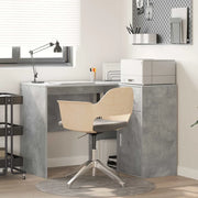 Scrivania ad angolo Grigio cemento 102 x 88 x 75 cm 3337276