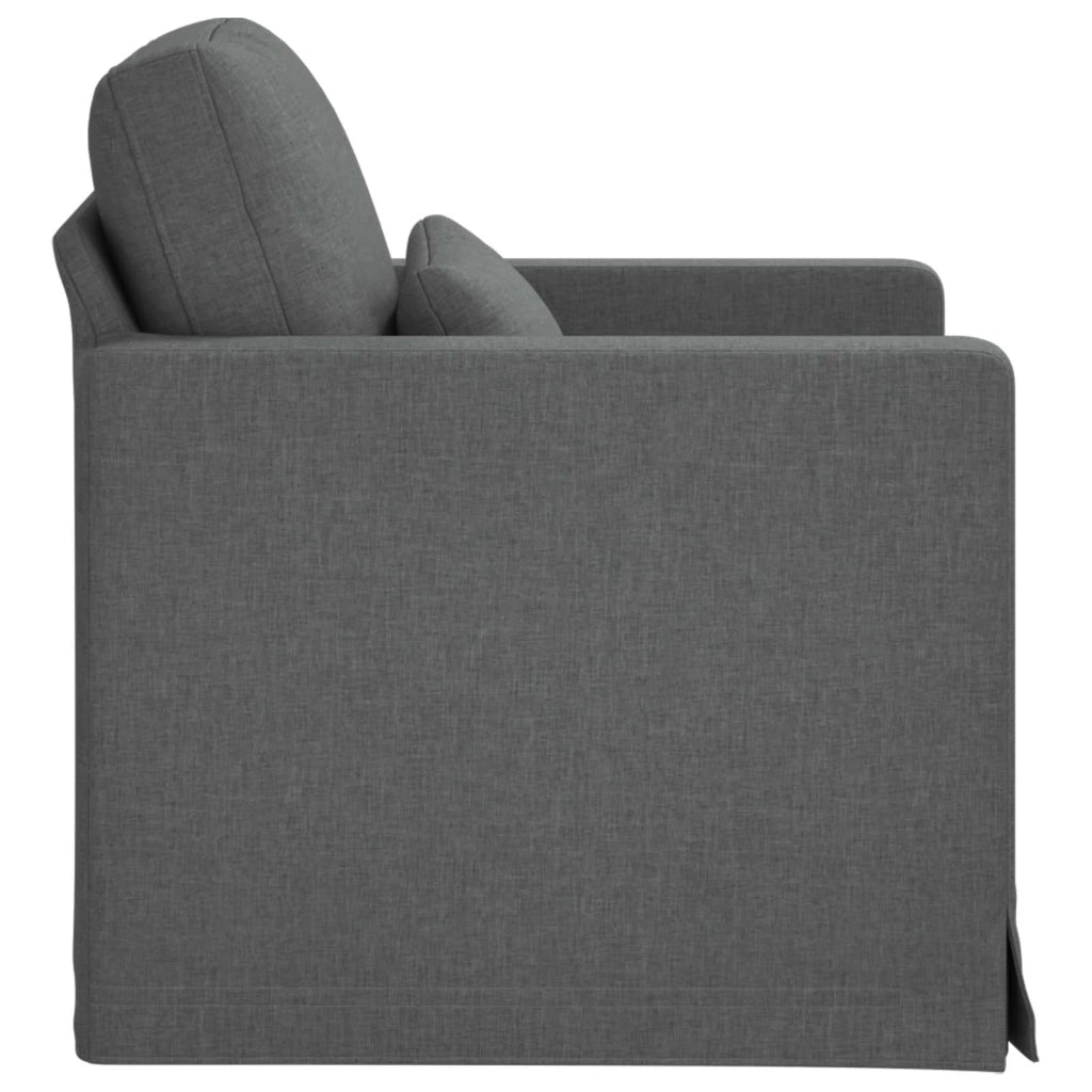 Divano Grigio scuro 78 x 78 x 80 cm Tessuto 42024349