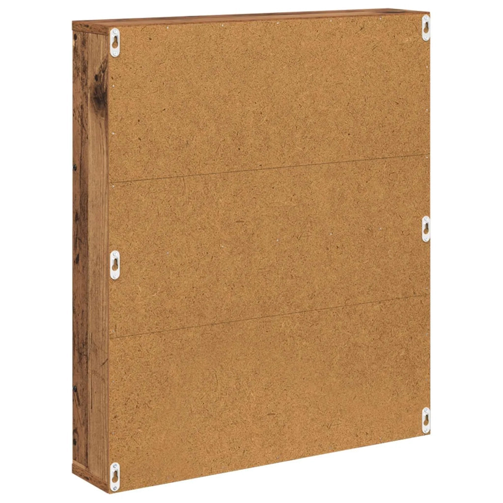 Scaffale per riviste 2 pz Legno vecchio 60 x 12 x 70 cm CFW7799561