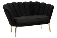 Divano Vienna Plus Nero cm 136X76X78