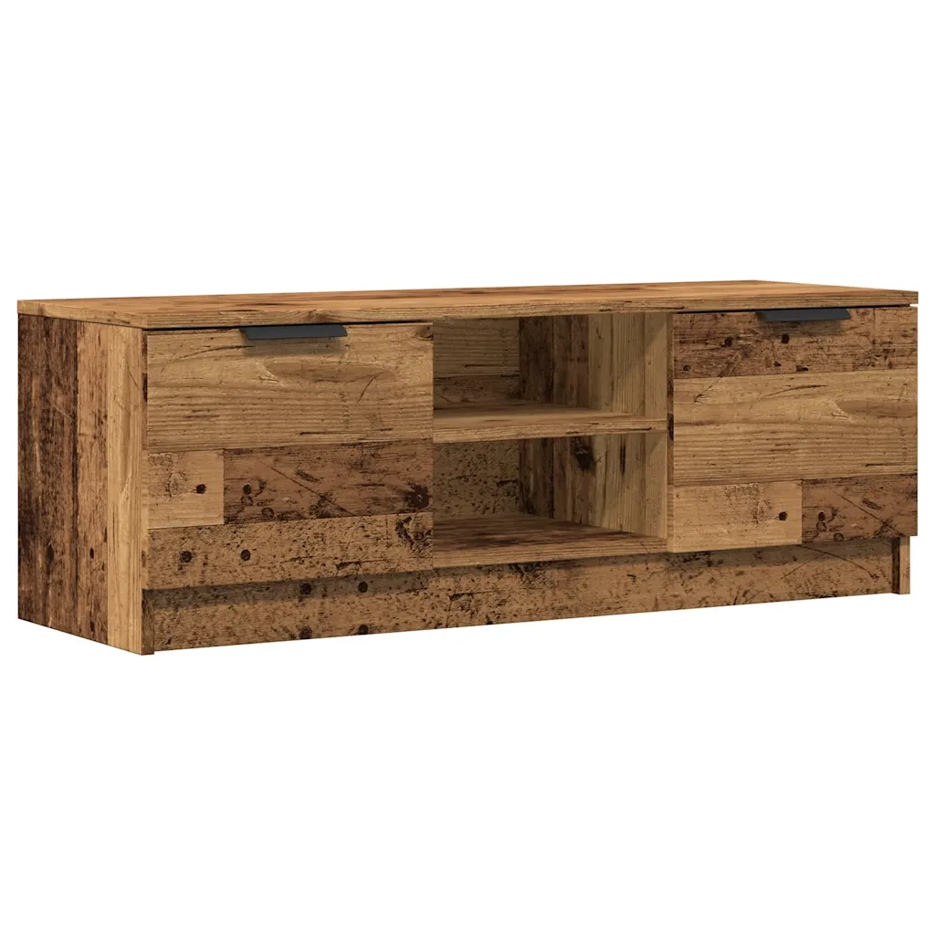 Mobile Porta TV-Credenza per TV Legno Vecchio 102x35x36,5 cm Legno Multistrato