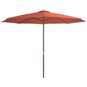 Ombrellone da Esterni con Palo in Legno 350 cm Terracotta cod mxl 17075
