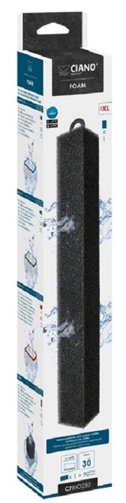 Ciano Foam Size XL Long - Ricambio Spugna nera per Filtri CFBIO250