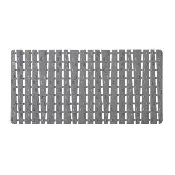 PEDANA DOCCIA IN PLASTICA E GOMMA ANTISCIVOLO GRIGIO 40X80 CM