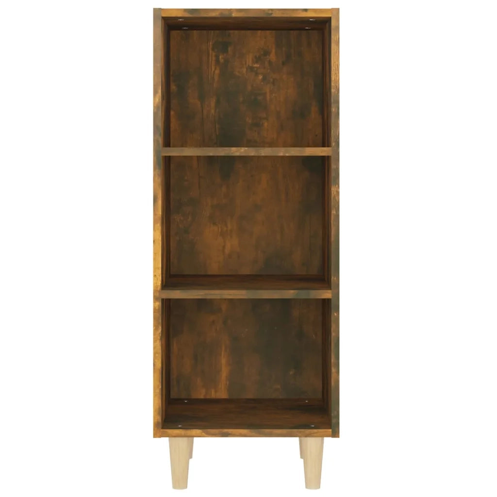 Credenza Rovere Fumo 34,5x32,5x90 cm in Legno Multistrato cod mxl 25854