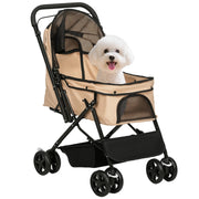 Casetta per Cani con Cestino e Sicurezza ¨C Zephmum ¨C 76.5x52x95cm Marrone