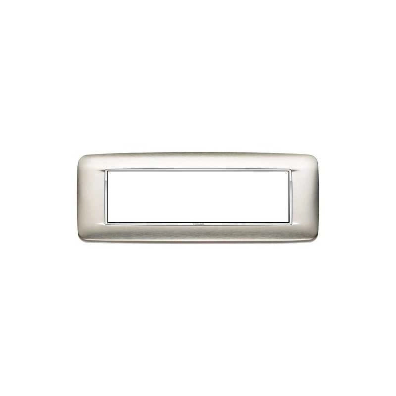 20687.C91 Placca Round 7M Inox Naturale Spazz. Eikon