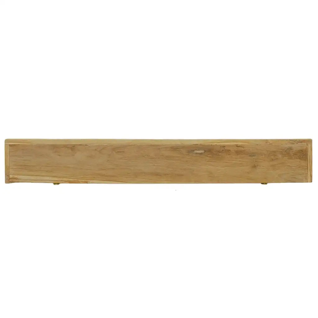 Mensole da Parete 2 pz 110x15x4 cm in Legno Massello di Teak 340757