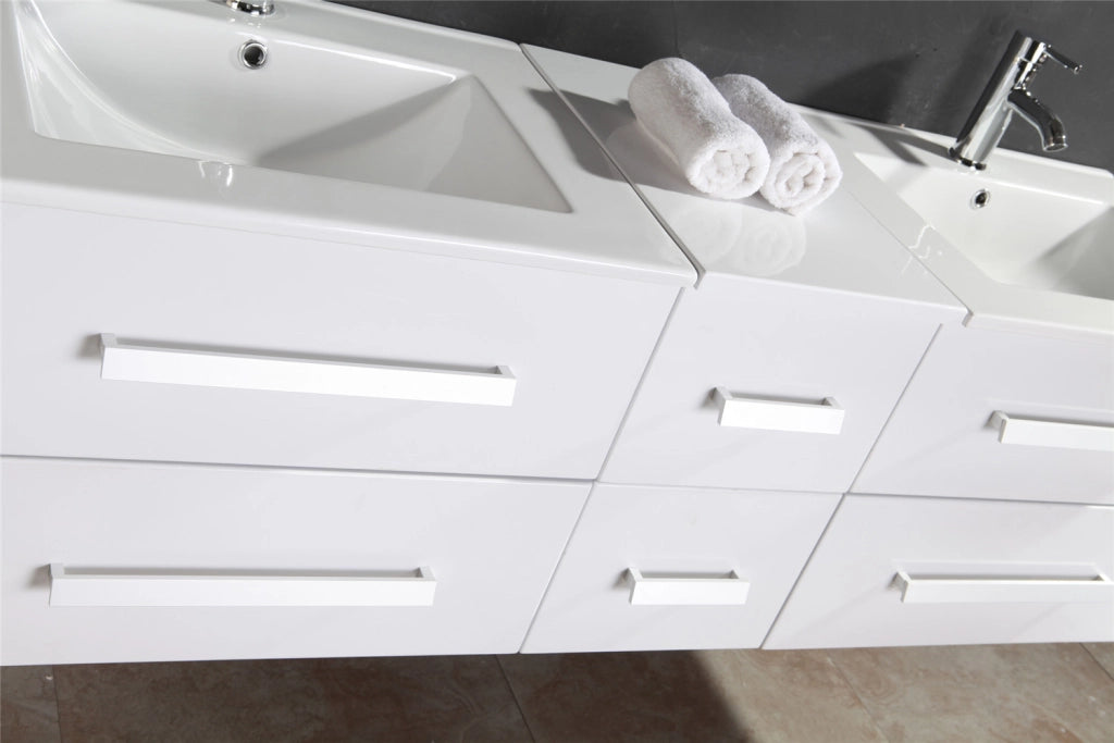 Mobile Bagno Bianco 150 cm Lavabo Incluso – White Rome