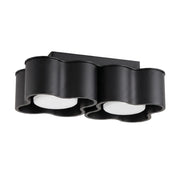 Plafoniera OVIO 2 nera Gx53