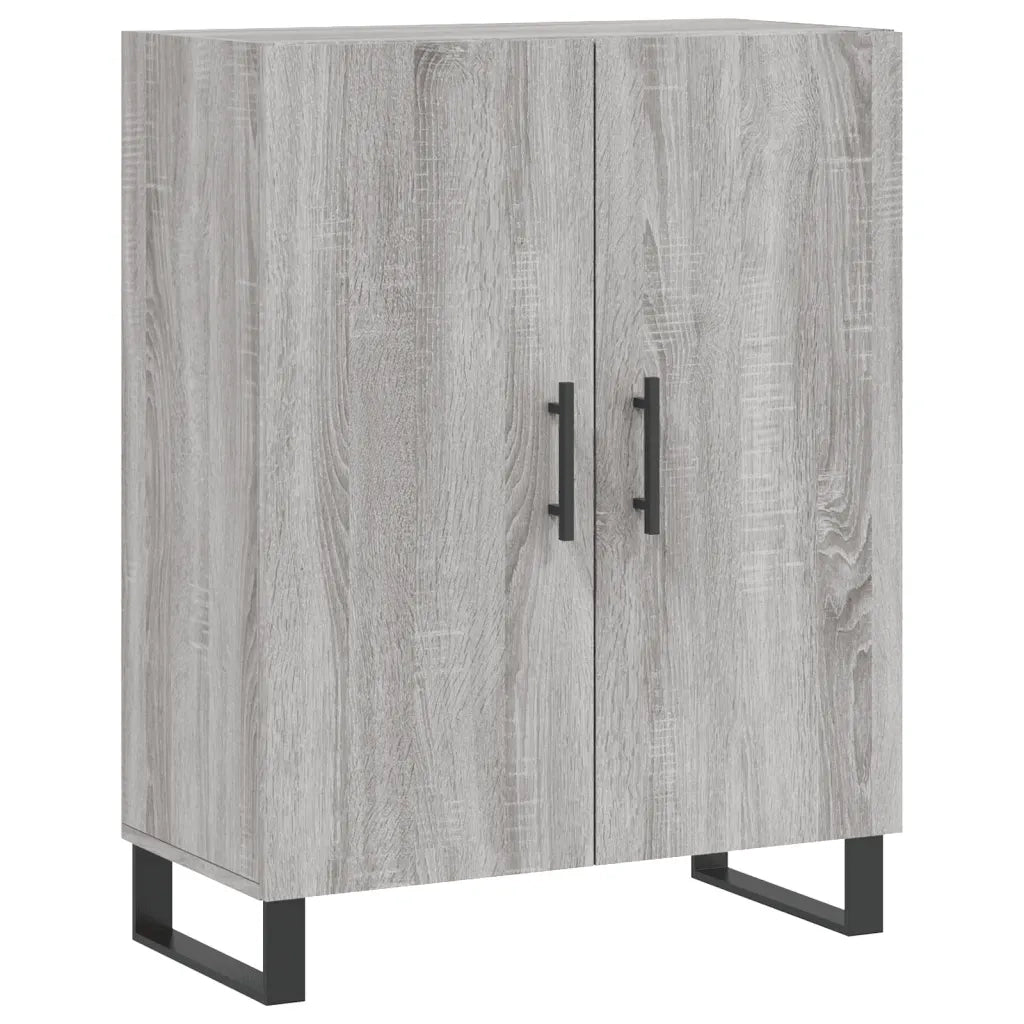 Credenza | Madia | Buffet da pranzo | Armadio da pranzo Grigio Sonoma 69,5x34x180 cm in Legno Multistrato