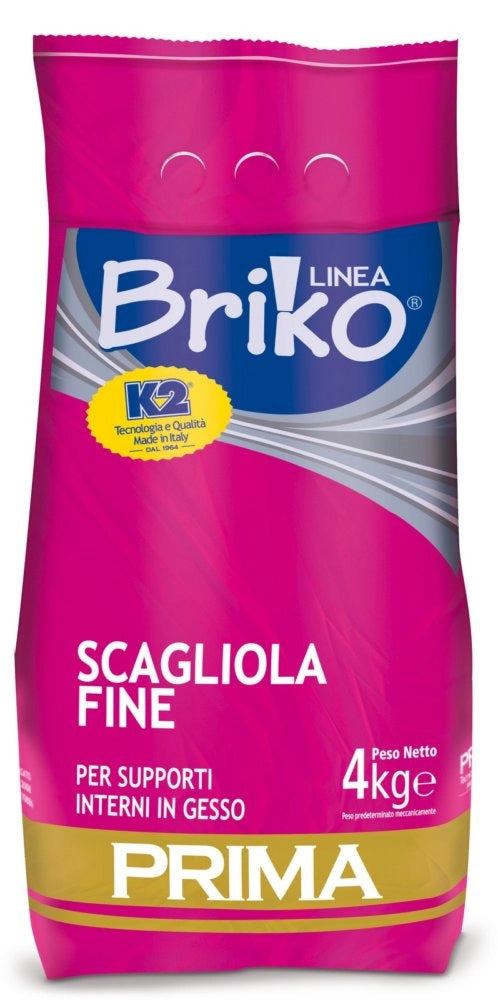 4pz linea briko scagliola fine per riparazioni e stuccatura da kg 4 cod:ferx.95792