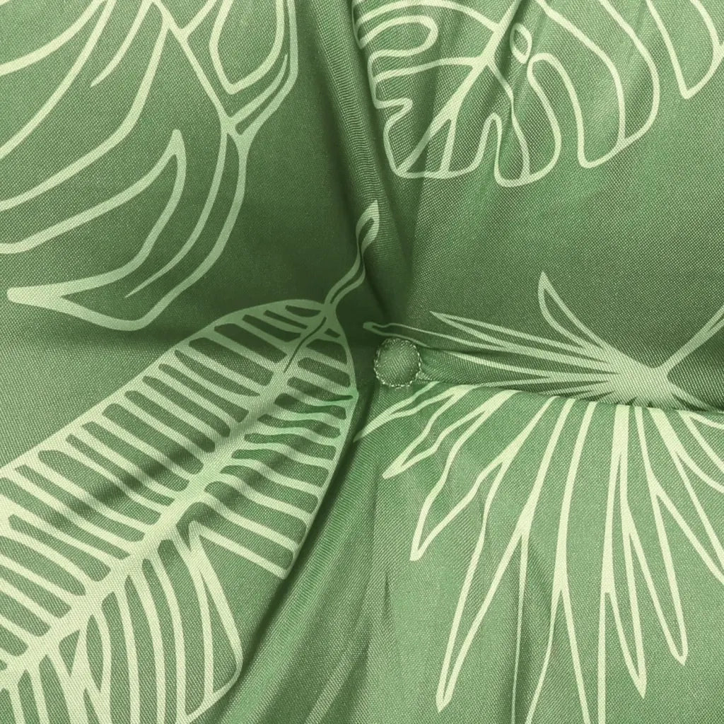 Cuscini per Sedia 4 pz | Cuscini per sedie Motivo a Foglie 50x50x7 cm Tessuto