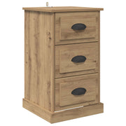 Comodino | Armadio da Notte | Mobiletto da notte Rovere artigianale 39 x 39 x 67,5 cm