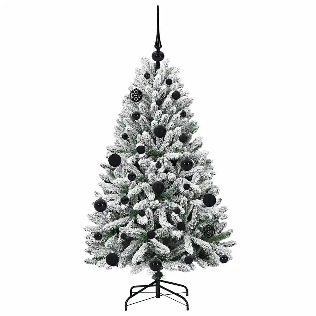 Albero di Natale | Decorazioni natalizie artificiale con 150 LED Verde e Bianco 120 cm