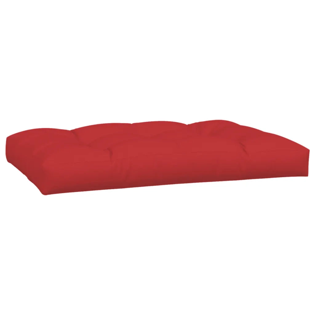 Cuscini per Pallet 3 pz Rossi in Tessuto 3217126