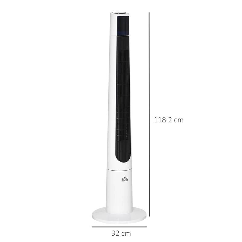 VENTILATORE A TORRE 50W A 3 MODALITÀ E 3 VELOCITÀ CON TIMER DA 12H, IN ABS, Ø32X118.2 CM, BIANCO