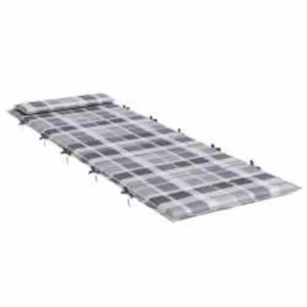 Cuscino per sedie | Cuscino per Lounger Sole Grigio 178 x 60 x 4 cm Tessuto Oxford